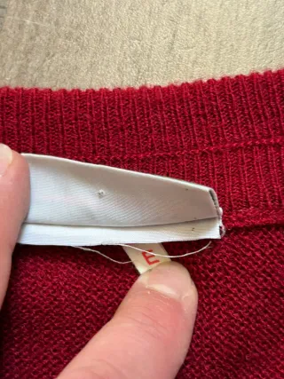 Cardigán hombre Lacoste vintage talla XL