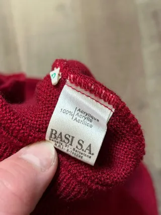 Cardigán hombre Lacoste vintage talla XL
