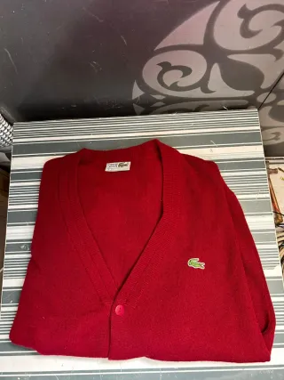 Cardigán hombre Lacoste vintage talla XL