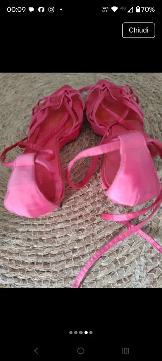 Saint Laurent Scarpe Donna Rosa