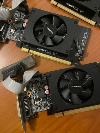 Confezione da 3 schede grafiche Gigabyte GT 710