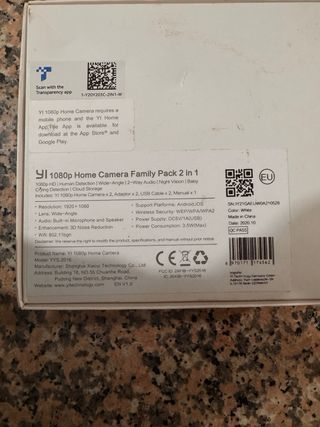 Yi 1080p Home Camera Family Pack 2 en 1