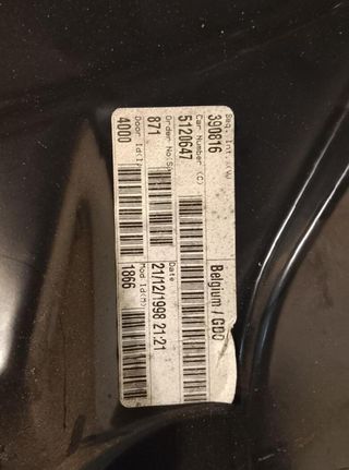 Elevalunas delantero seat 1m0837756 toledo 2478