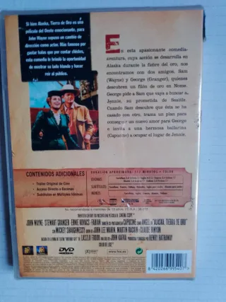 DVD Alaska Tierra de Oro John Wayne