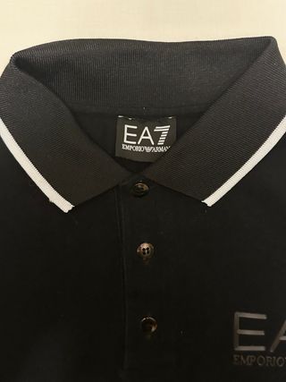 Polo EA7 Emporio Armani Preto