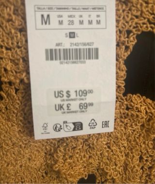 Cappotto Zara ricamato taglia unica