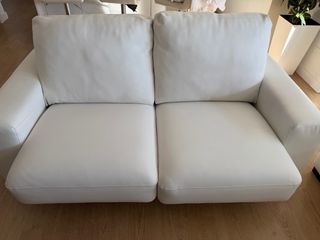 Sofá 3+2 Piel Viscoelástica Impecable