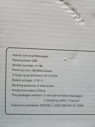Masajeador Cuello JT-88 Recargable