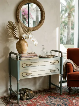 Cómoda Faur Bamboo Años 70