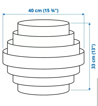 Lámpara de techo IKEA DYKARKLOCKA/HAVSDJUP