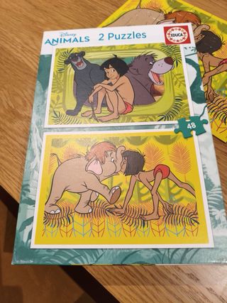 2 Puzzles Disney El Libro de la Selva