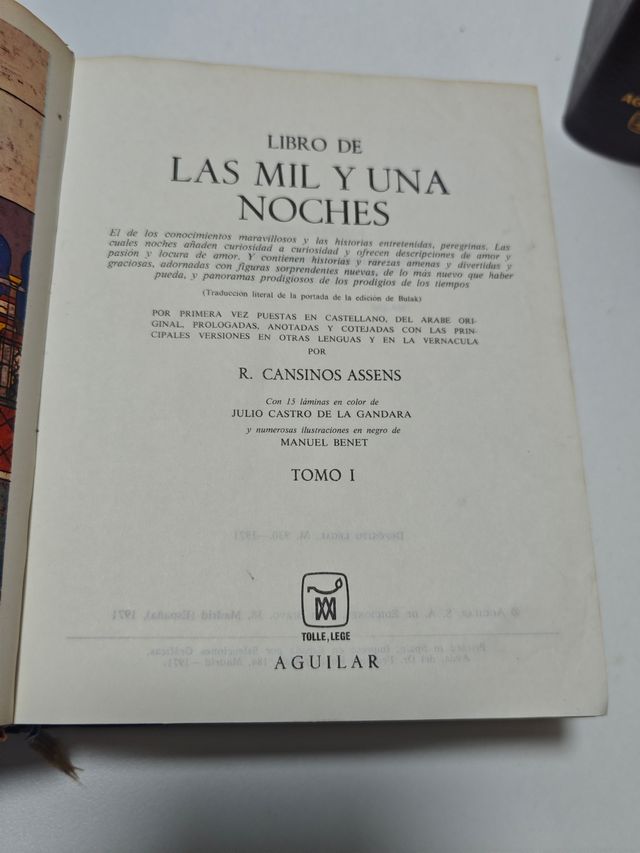 Mil y Una Noches 3 Tomos - Aguilar (Assens)