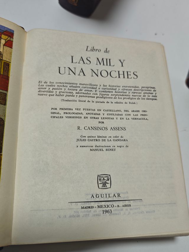 Mil y Una Noches 3 Tomos - Aguilar (Assens)