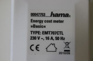 Hama 00047753 – Medidor de Consumo de Energia