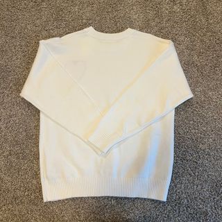 Ami Paris Jersey Blanco Corazón Rojo