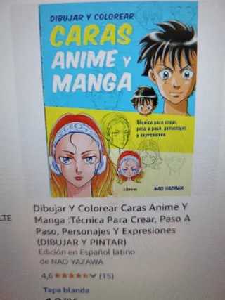 DIBUJAR Y COLOREAR CARAS ANIME Y MANGA: TÉCNICA...
