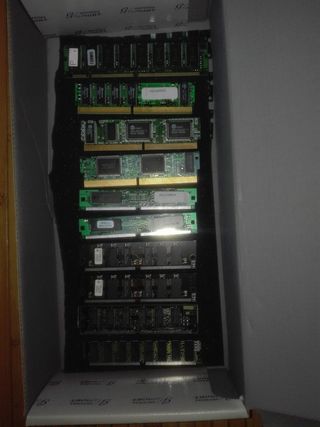 memoria caché, 72 pines, SDRAM, PC133 y DDR