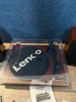 Tocadiscos Lenco LS-600WA Negro Marrón