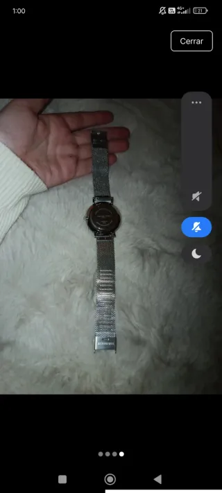 Reloj Victoria Hyde Azul y Plateado