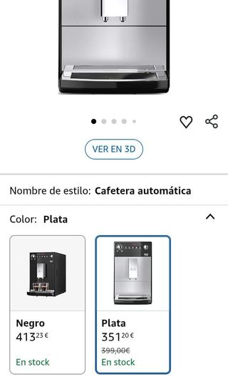 Melitta Purista F230-101 Cafetera Automática con Molinillo Silencioso