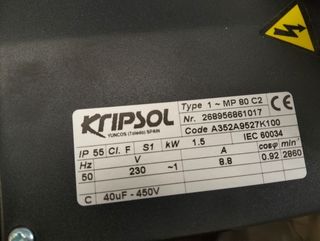 Kripsol KS/KSE  Bomba de Piscina 1,5 CV