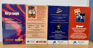 Pacchetto di nastri VHS del Barça