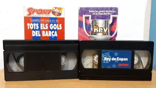 Pacchetto di nastri VHS del Barça