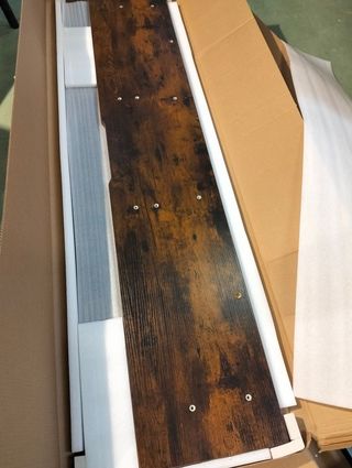 VASAGLE Escritorio Eléctrico de Altura Regulable, 60 x 160 x (72-120) cm