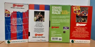 Confezione di nastri VHS del Barça (SPORT)