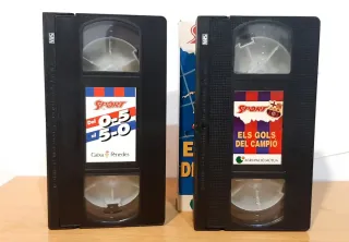 Confezione di nastri VHS del Barça (SPORT)