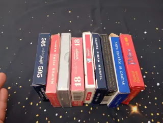 Conjunto 9 barajas cartas Fournier y otras