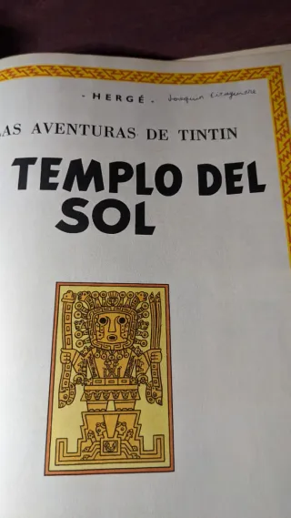 Tintín el templo del sol y el puente
