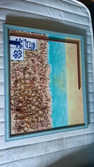 Cuadro decorativo pintado