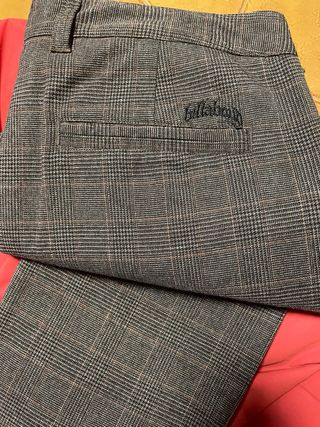 Billabong pantaloni eleganti a quadri