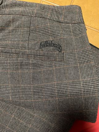 Billabong pantaloni eleganti a quadri