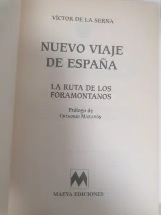 Nuevo viaje de España la ruta de los foramontanos