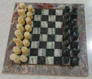 Juego Ajedrez Mármol Como Nuevo