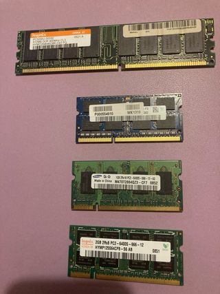 Lote Tarjetas de memoria Hynix y Samsung