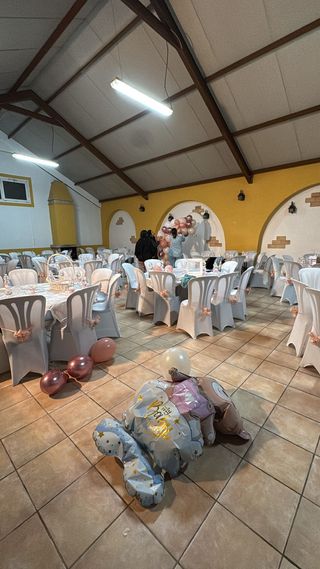 100 Fundas Sillas Polyester Blancas