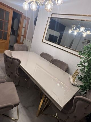 Sofá modular marrón