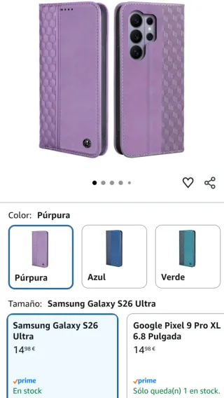 Funda Samsung Galaxy S26 Ultra.