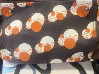 Bolsa de viaje vintage con estampado