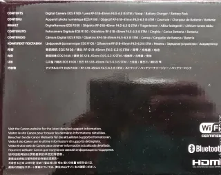 Canon EOS R100 + Lente 18-45mm