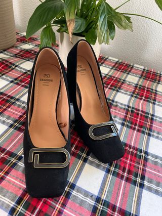 Zapatos negros ante Seaside talla 38