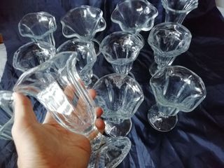 Coppa ITALIA in cristallo intagliato per dessert e gelati in offerta