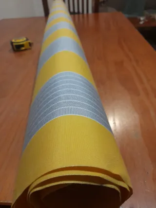 Tela para toldo a rayas