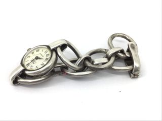 reloj de oro plata 800mm con piedra