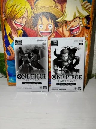 Lote sobres Welcome Pack One Piece Card Game TCG