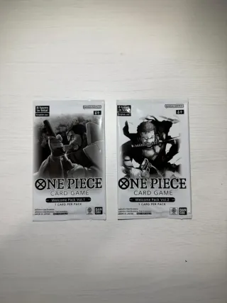 Lote sobres Welcome Pack One Piece Card Game TCG