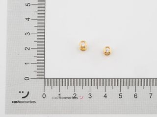 pendientes oro 18k con piedra